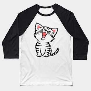 American Shorthair Happy Baseball T-Shirt